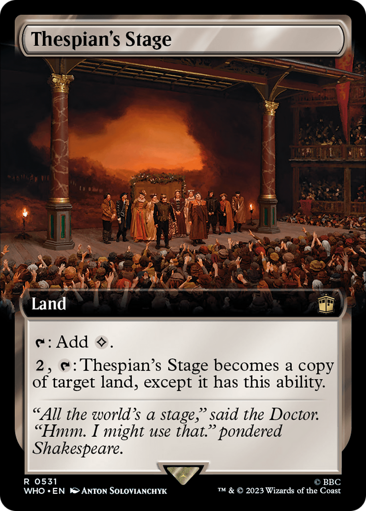 Thespian's Stage (Extended Art) [Doctor Who] | Grognard Games