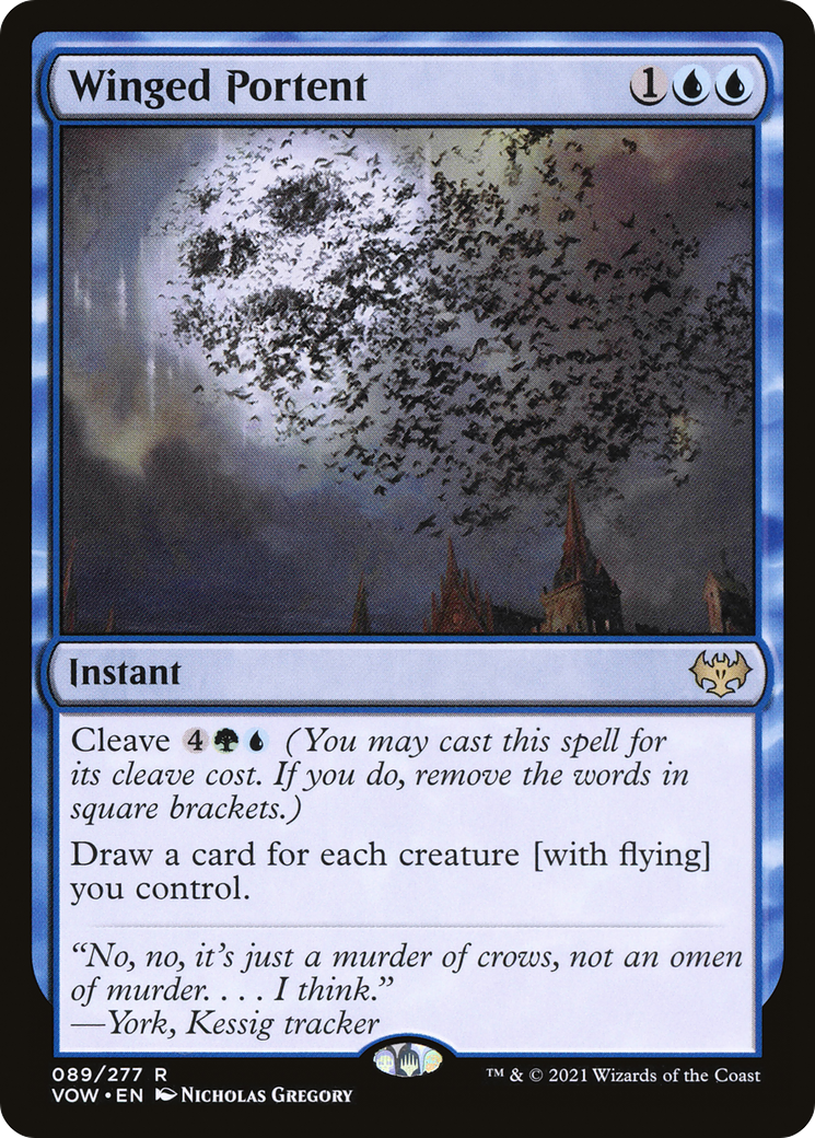 Winged Portent [Innistrad: Crimson Vow] | Grognard Games