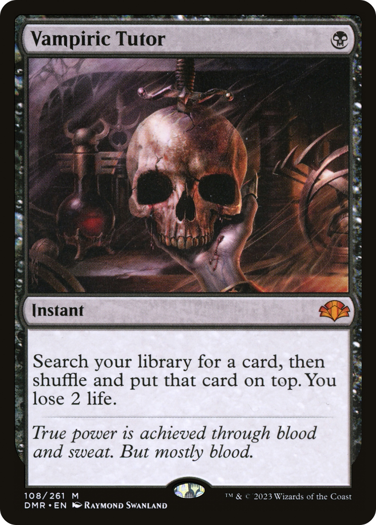 Vampiric Tutor [Dominaria Remastered] | Grognard Games