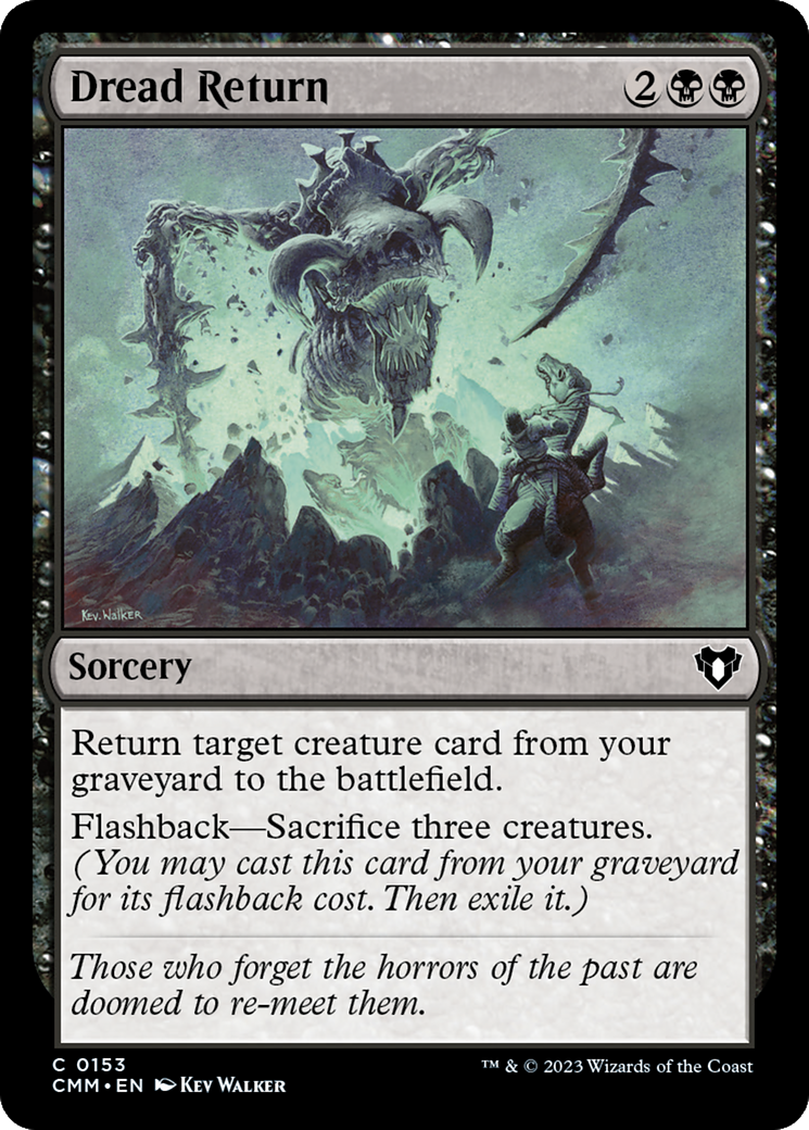 Dread Return [Commander Masters] | Grognard Games