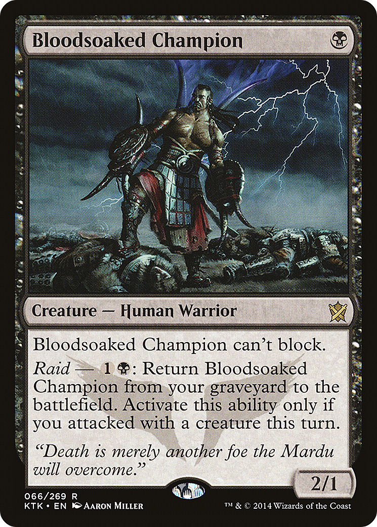 Bloodsoaked Champion [Khans of Tarkir] | Grognard Games