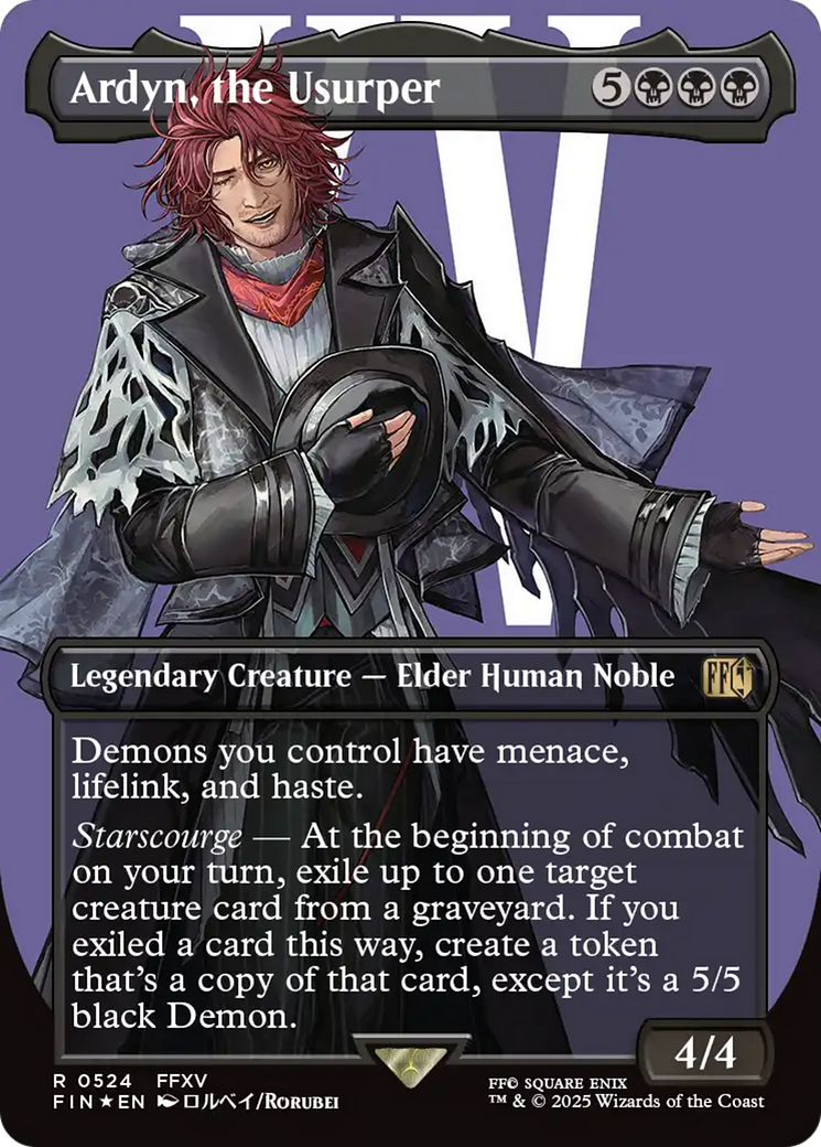 Ardyn, the Usurper (Borderless) (Surge Foil) [FINAL FANTASY] | Grognard Games