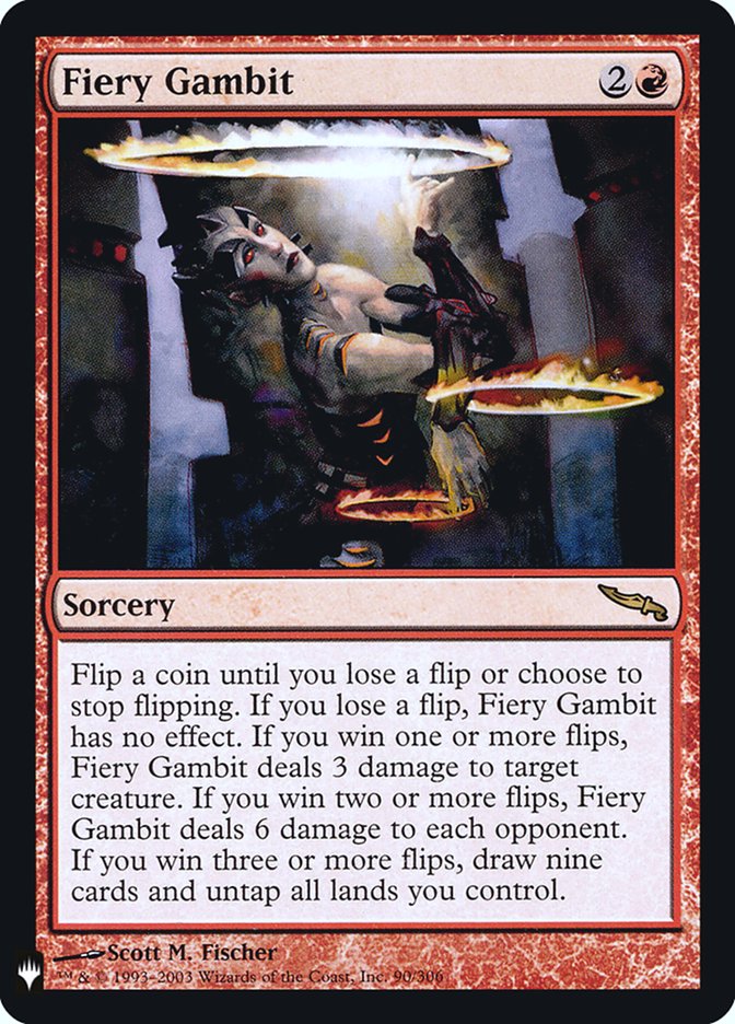 Fiery Gambit [Mystery Booster] | Grognard Games