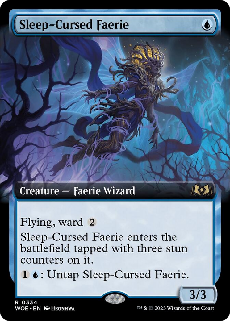 Sleep-Cursed Faerie (Extended Art) [Wilds of Eldraine] | Grognard Games