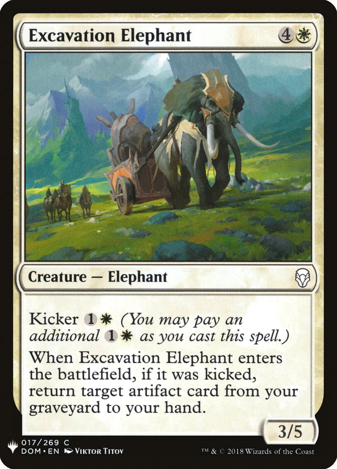 Excavation Elephant [Mystery Booster] | Grognard Games