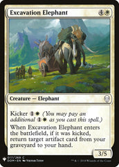 Excavation Elephant [Mystery Booster] | Grognard Games