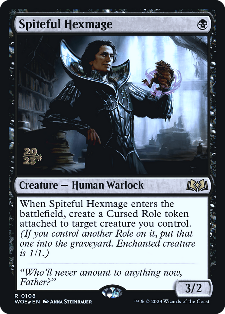 Spiteful Hexmage [Wilds of Eldraine Prerelease Promos] | Grognard Games