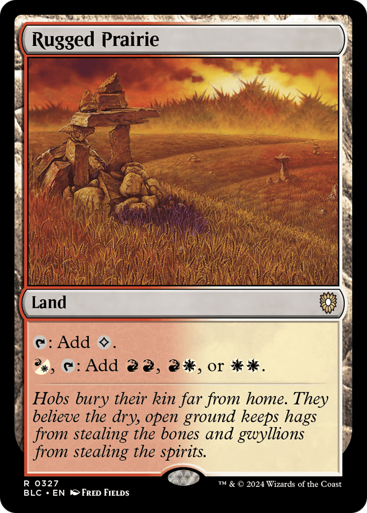 Rugged Prairie [Bloomburrow Commander] | Grognard Games