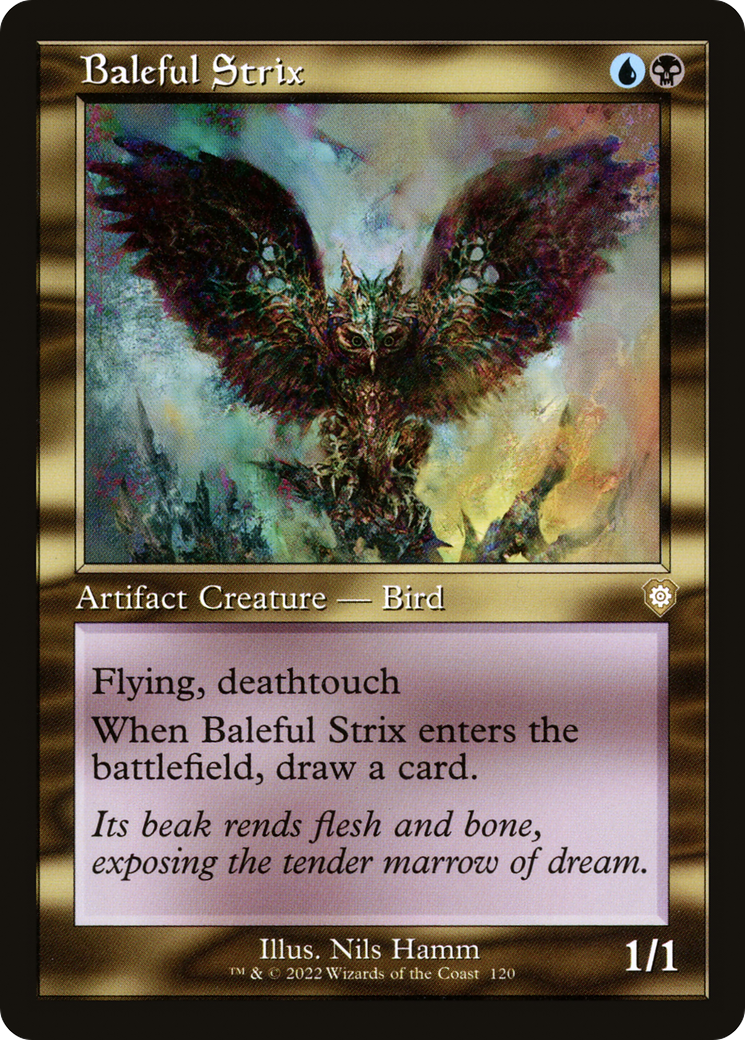 Baleful Strix (Retro) [The Brothers' War Commander] | Grognard Games