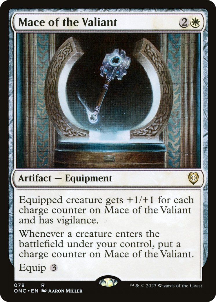 Mace of the Valiant [Phyrexia: All Will Be One Commander] | Grognard Games