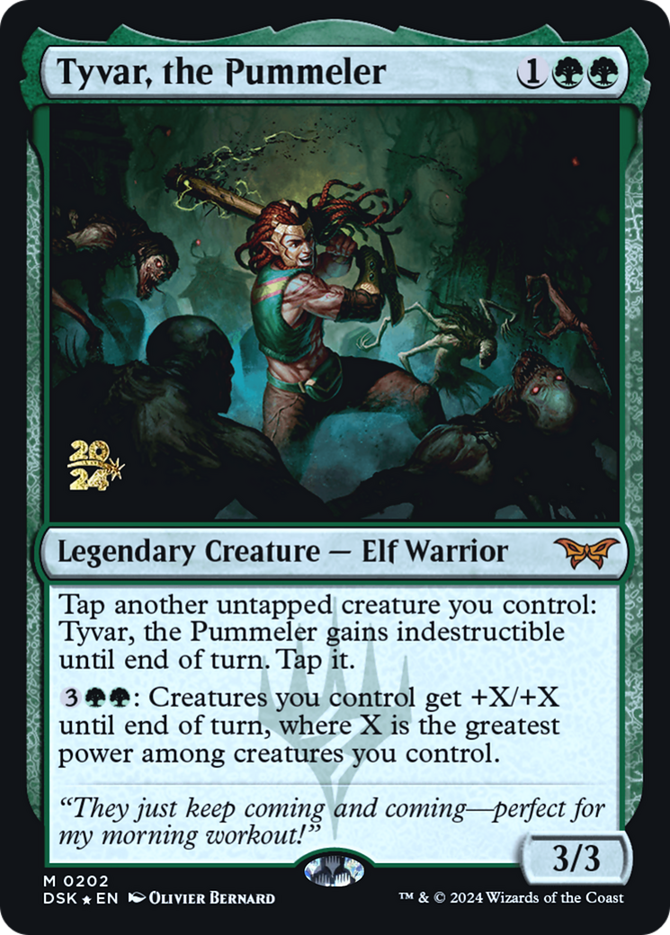 Tyvar, the Pummeler [Duskmourn: House of Horror Prerelease Promos] | Grognard Games