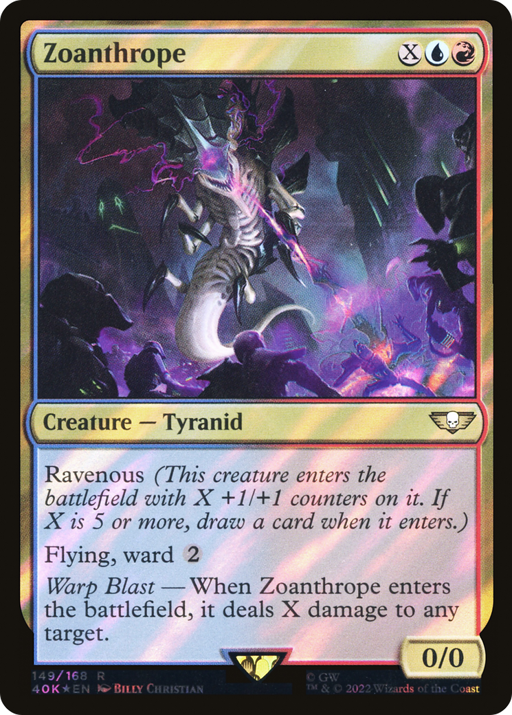 Zoanthrope (Surge Foil) [Universes Beyond: Warhammer 40,000] | Grognard Games