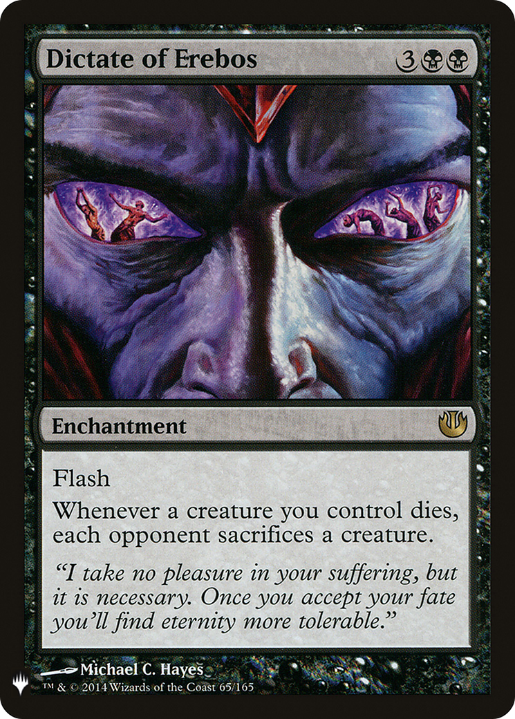 Dictate of Erebos [Mystery Booster] | Grognard Games