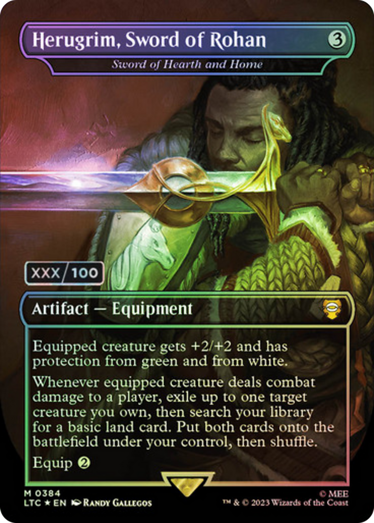 Herugrim, Sword of Rohan - Sword of Hearth and Home (Serialized) [The Lord of the Rings: Tales of Middle-Earth Commander] | Grognard Games