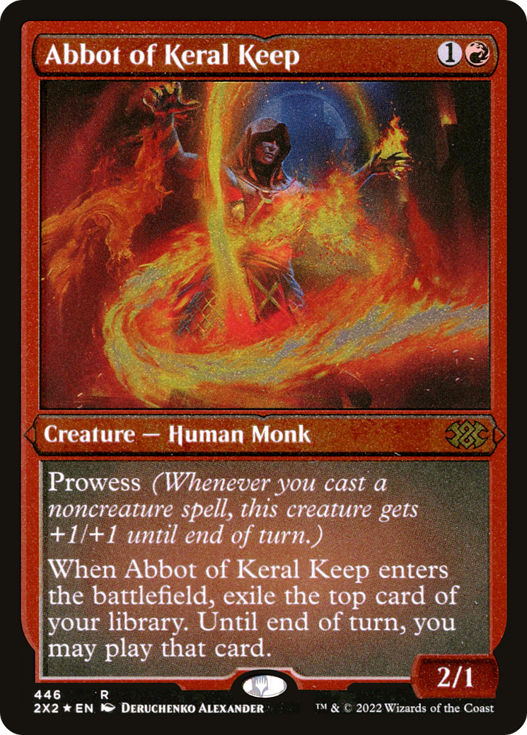Abbot of Keral Keep (Foil Etched) (2X2-446) - Double Masters 2022 Foil | Grognard Games
