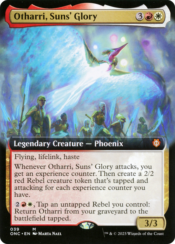 Otharri, Suns' Glory (Extended Art) [Phyrexia: All Will Be One Commander] | Grognard Games