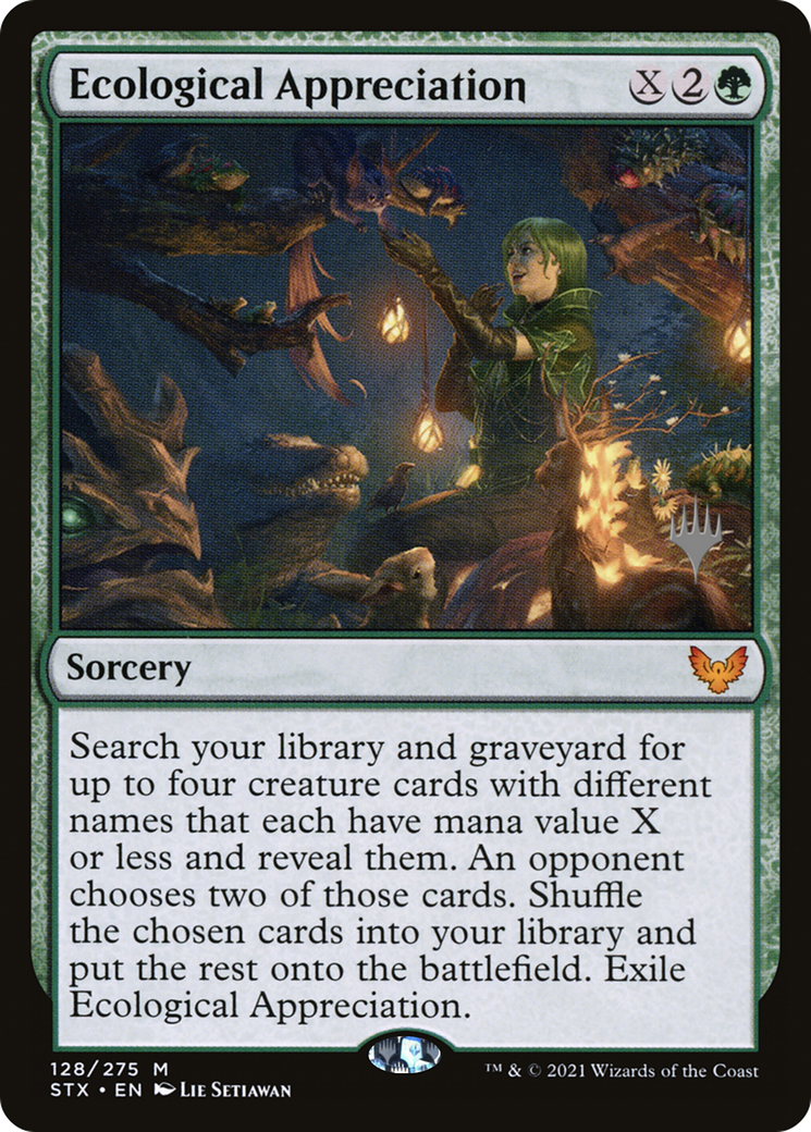Ecological Appreciation (Promo Pack) [Strixhaven: School of Mages Promos] | Grognard Games