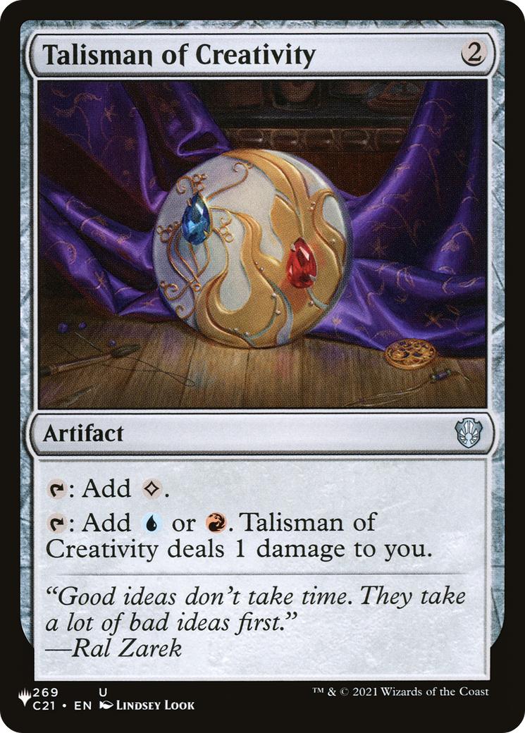 Talisman of Creativity [Secret Lair: Heads I Win, Tails You Lose] | Grognard Games