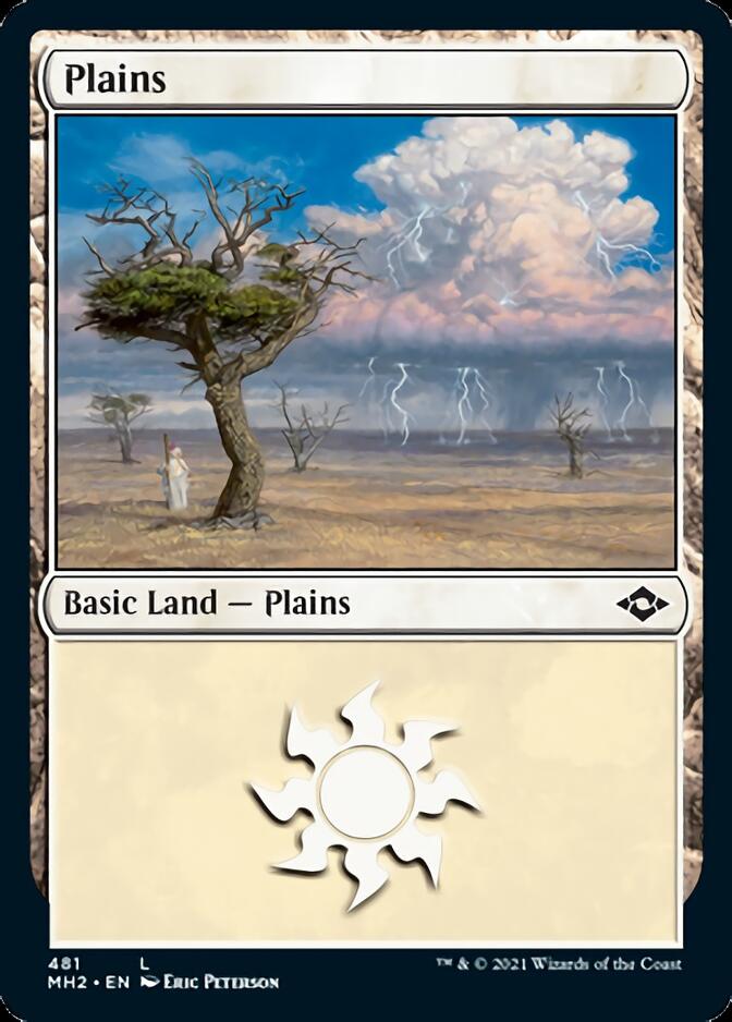 Plains (481) (Foil Etched) [Modern Horizons 2] | Grognard Games