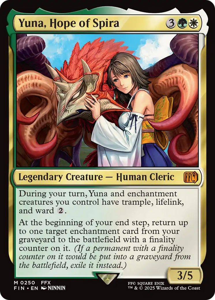 Yuna, Hope of Spira (FIN-250) - FINAL FANTASY Foil | Grognard Games