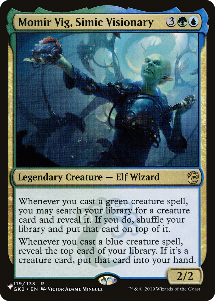 Momir Vig, Simic Visionary [The List] | Grognard Games