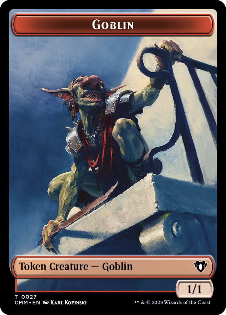 Goblin Token [Commander Masters Tokens] | Grognard Games