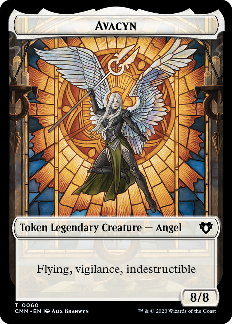 Copy (54) // Avacyn Double-Sided Token [Commander Masters Tokens] | Grognard Games