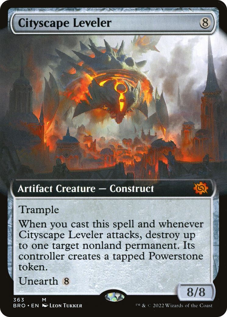 Cityscape Leveler (Extended Art) [The Brothers' War] | Grognard Games