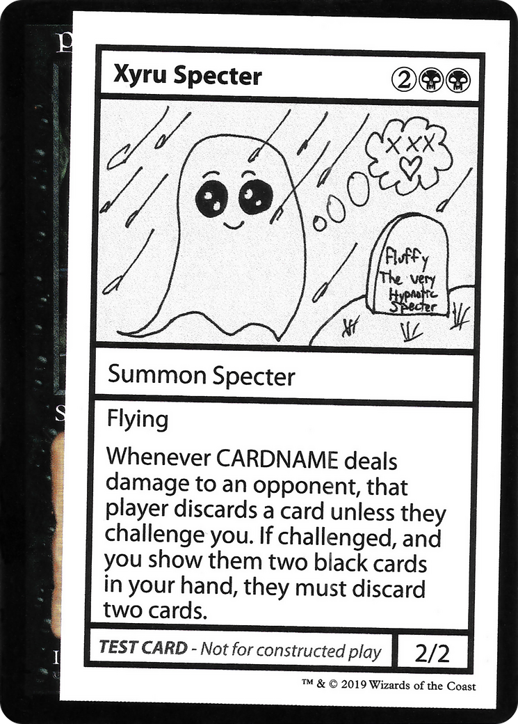 Xyru Specter (2021 Edition) [Mystery Booster Playtest Cards] | Grognard Games