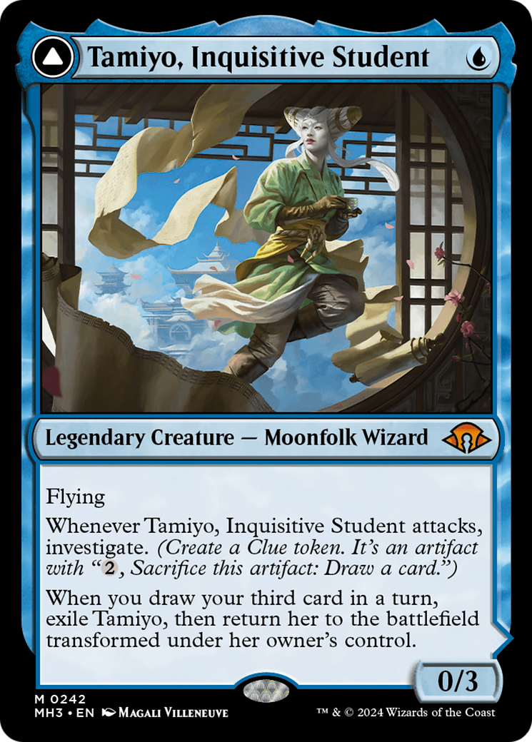 Tamiyo, Inquisitive Student // Tamiyo, Seasoned Scholar [Modern Horizons 3] | Grognard Games