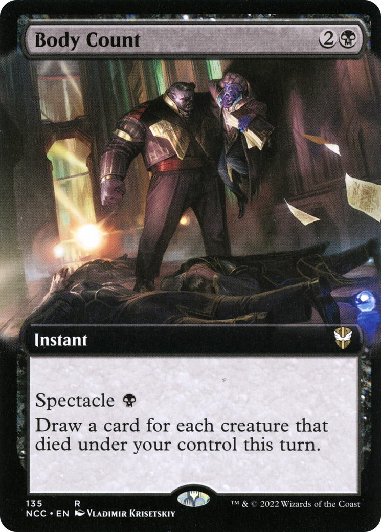 Body Count (Extended Art) [Streets of New Capenna Commander] | Grognard Games