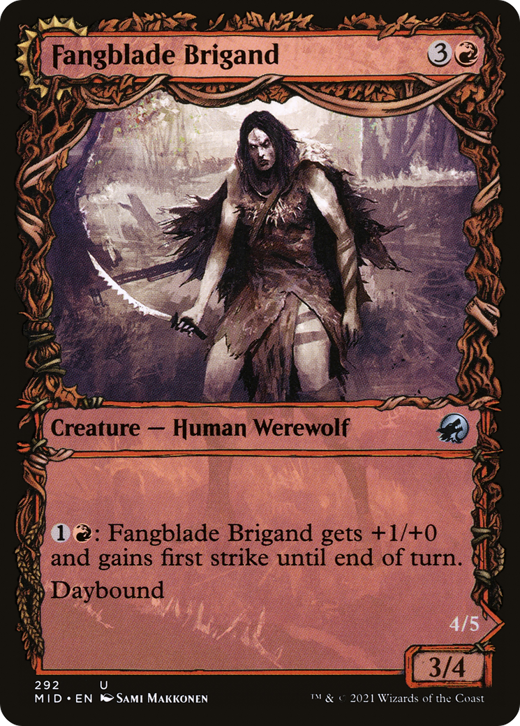Fangblade Brigand // Fangblade Eviscerator (Showcase Equinox) [Innistrad: Midnight Hunt] | Grognard Games