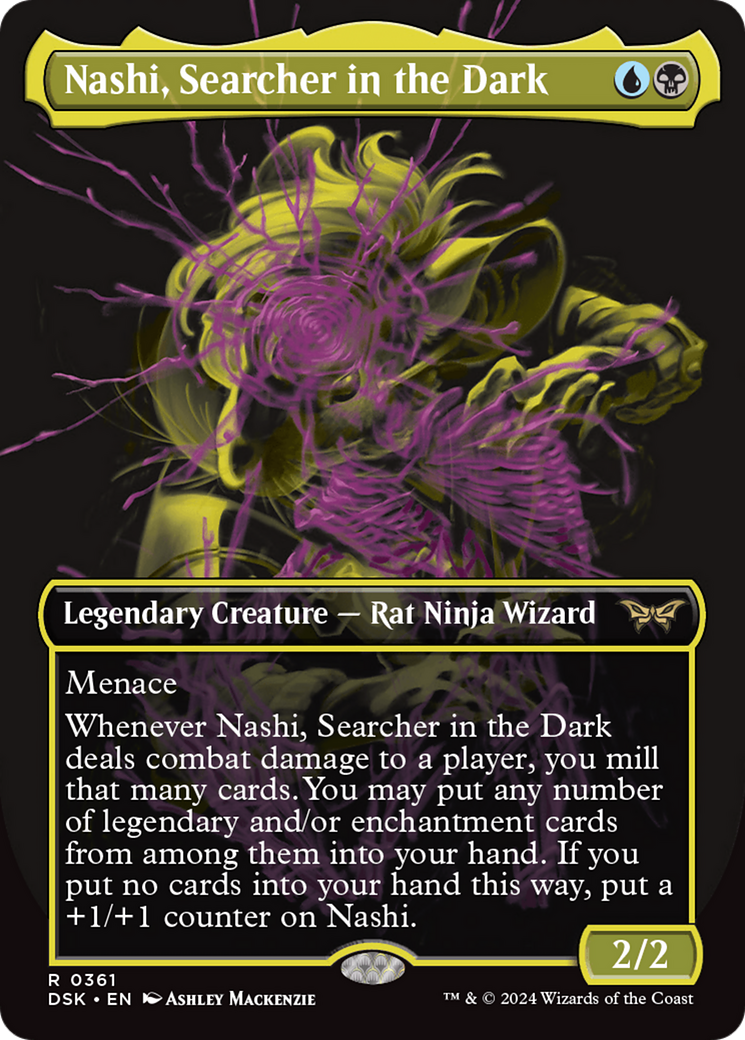 Nashi, Searcher in the Dark (Showcase) [Duskmourn: House of Horror] | Grognard Games