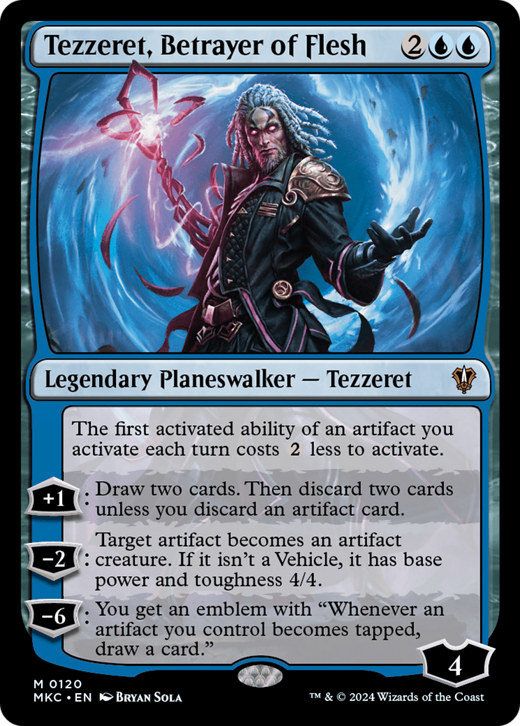 Tezzeret, Betrayer of Flesh [Murders at Karlov Manor Commander] | Grognard Games