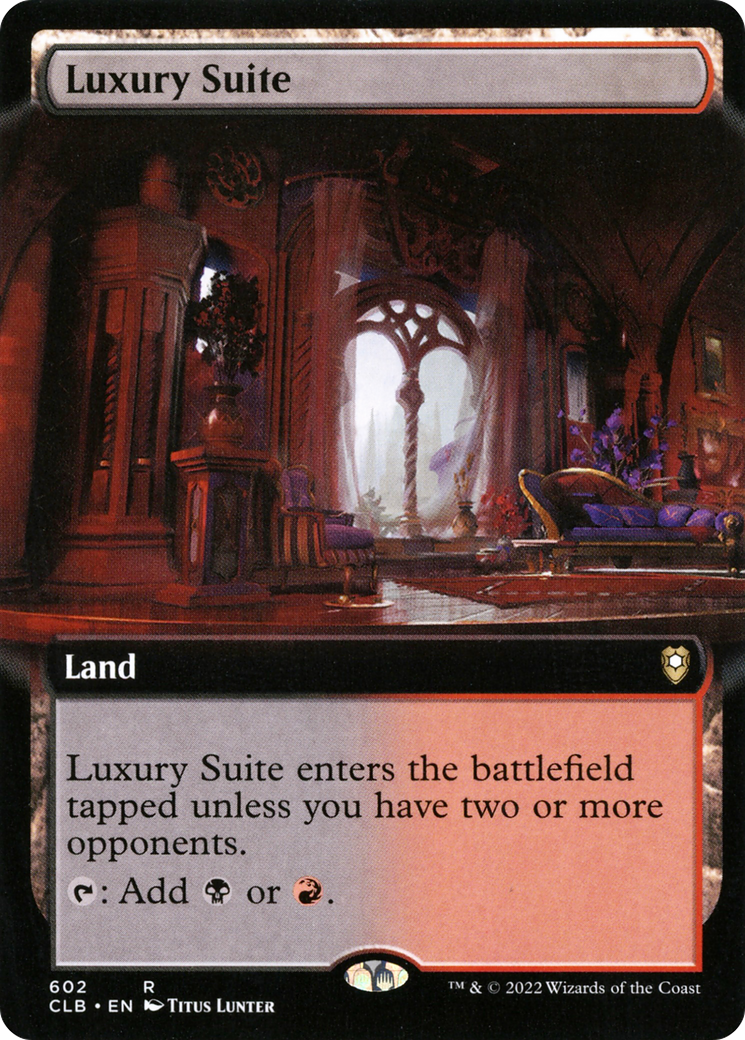 Luxury Suite (Extended Art) [Commander Legends: Battle for Baldur's Gate] | Grognard Games