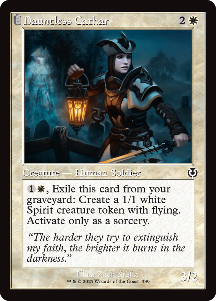 Dauntless Cathar (Retor Frame) [Innistrad Remastered] | Grognard Games