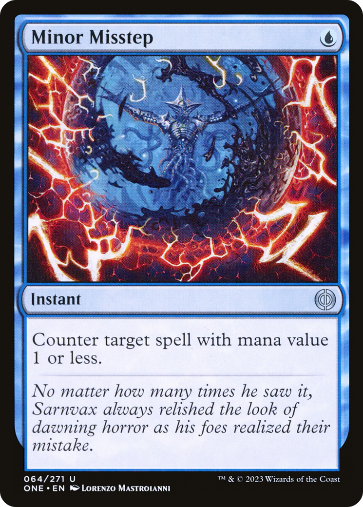 Minor Misstep [Phyrexia: All Will Be One] | Grognard Games
