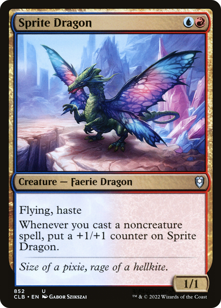 Sprite Dragon [Commander Legends: Battle for Baldur's Gate] | Grognard Games