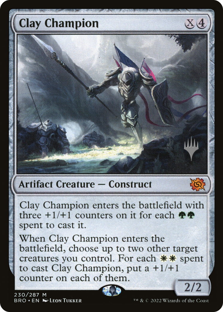 Clay Champion (Promo Pack) [The Brothers' War Promos] | Grognard Games