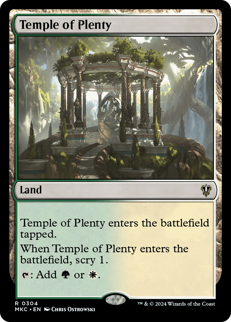 Temple of Plenty [Murders at Karlov Manor Commander] | Grognard Games