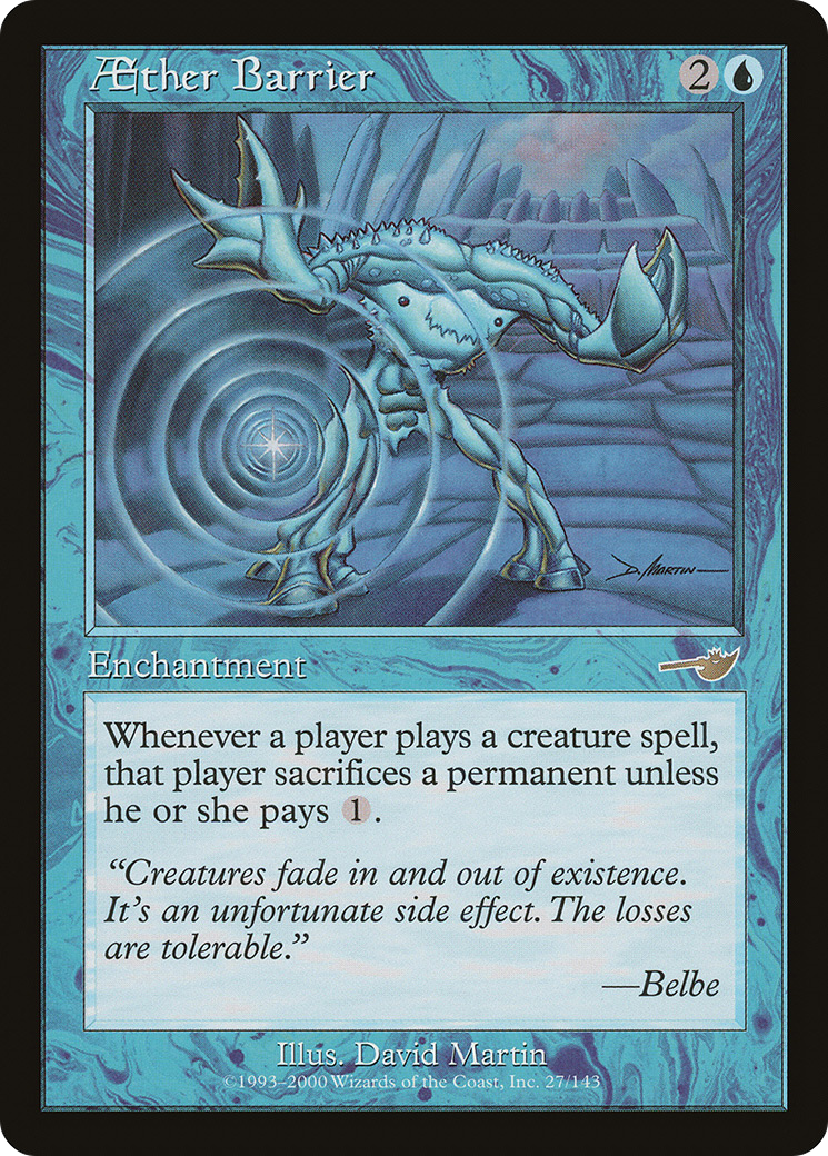 Aether Barrier [Nemesis] | Grognard Games