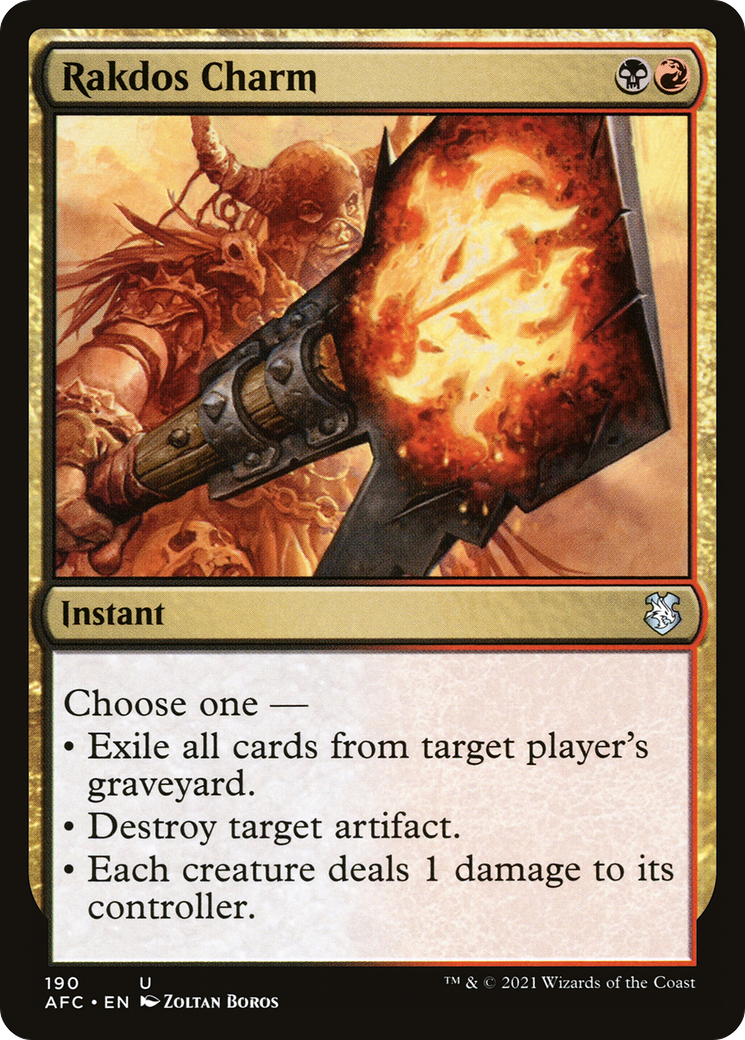 Rakdos Charm [Dungeons & Dragons: Adventures in the Forgotten Realms Commander] | Grognard Games