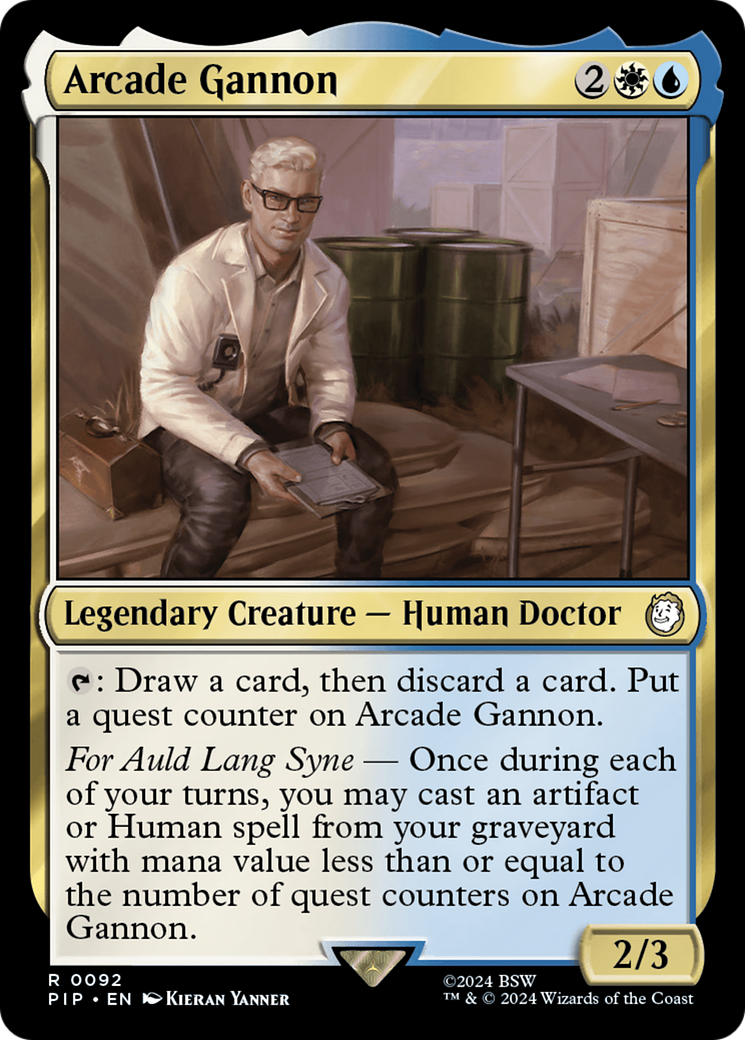 Arcade Gannon [Fallout] | Grognard Games
