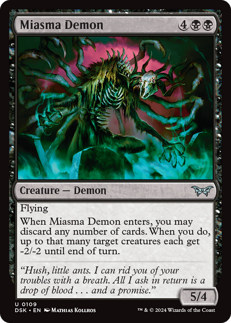 Miasma Demon [Duskmourn: House of Horror] | Grognard Games