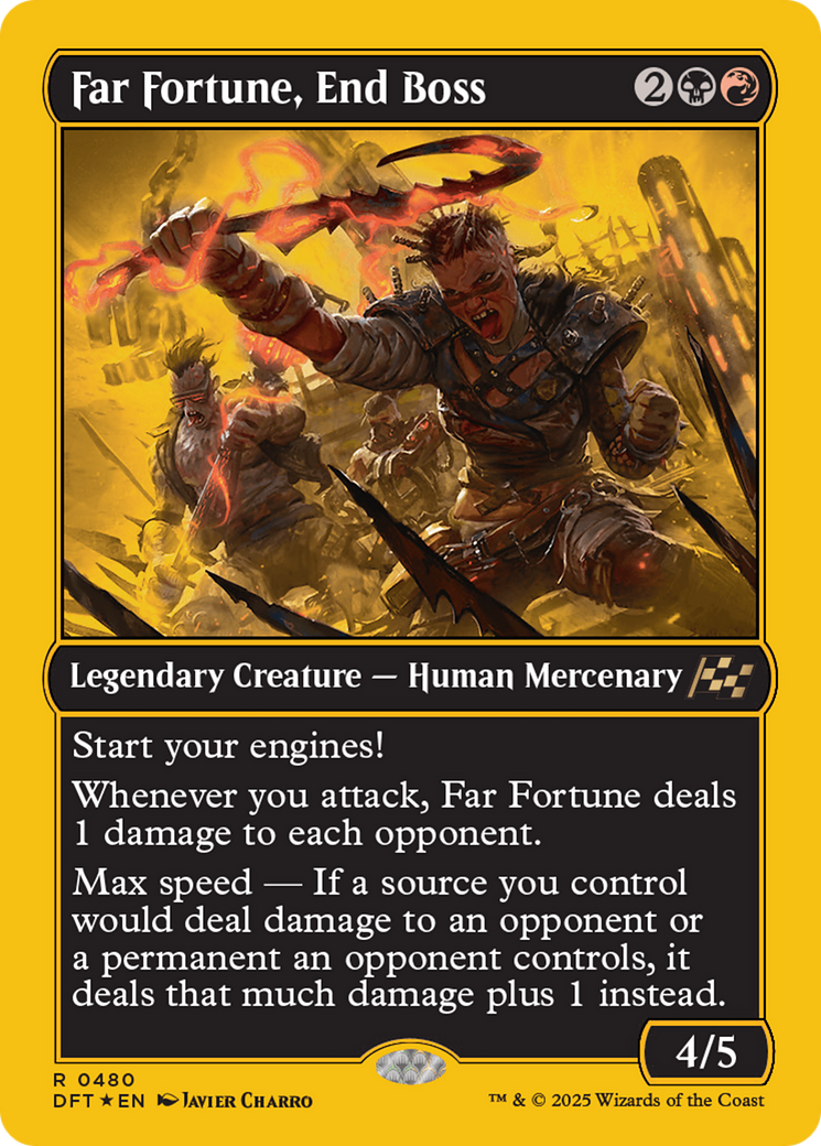 Far fortune, End Boss (First-Place Foil) [Aetherdrift] | Grognard Games