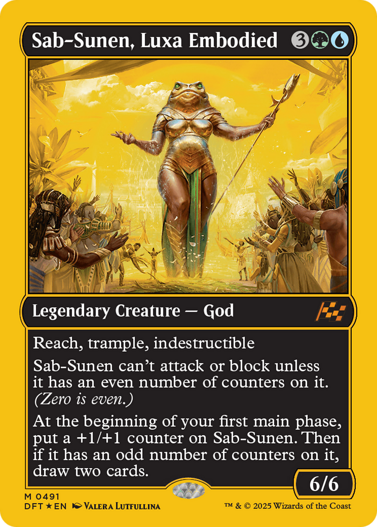 Sab-Sunen, Luxa Embodied (First-Place Foil) [Aetherdrift] | Grognard Games