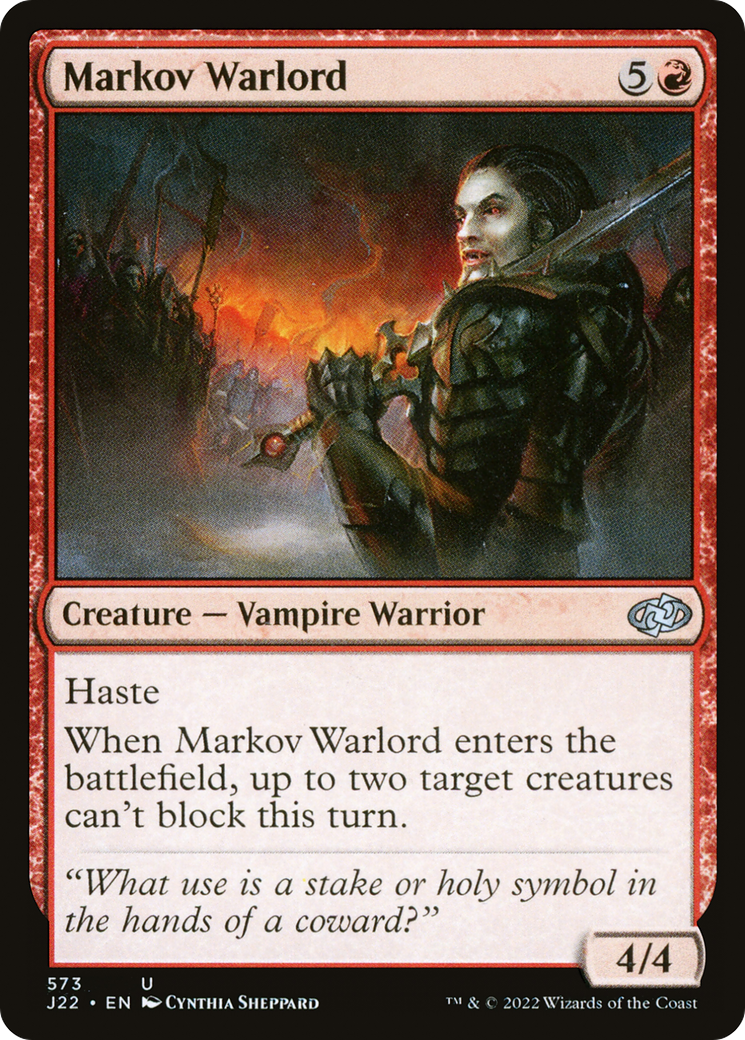 Markov Warlord [Jumpstart 2022] | Grognard Games