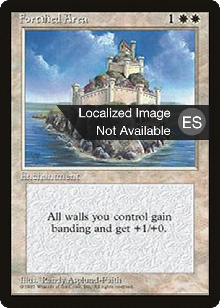 Fortified Area [Fourth Edition (Foreign Black Border)] | Grognard Games