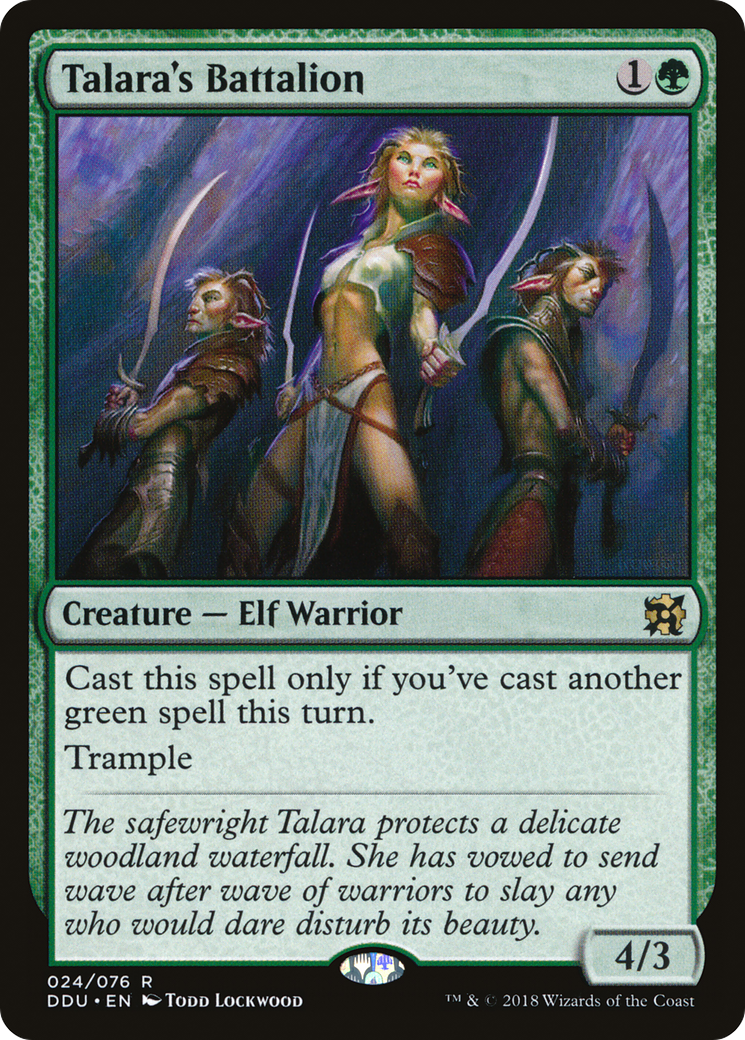 Talara's Battalion [Duel Decks: Elves vs. Inventors] | Grognard Games