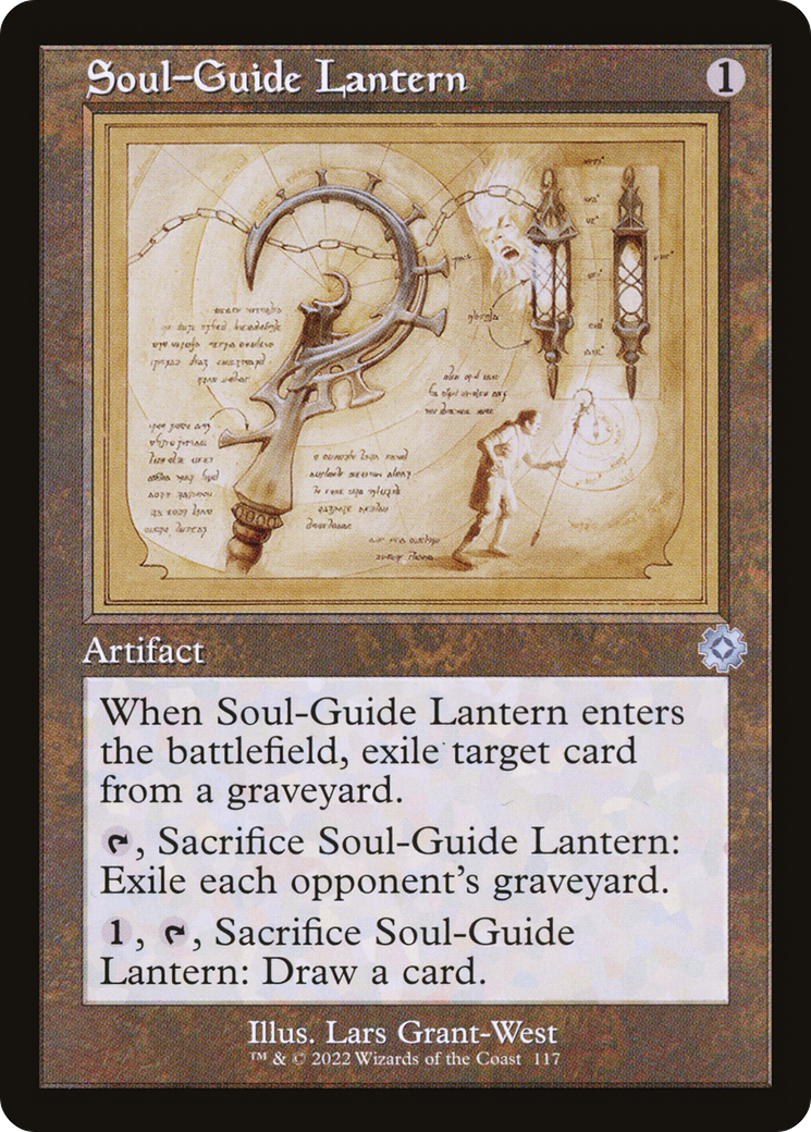 Soul-Guide Lantern (Retro Schematic) [The Brothers' War Retro Artifacts] | Grognard Games